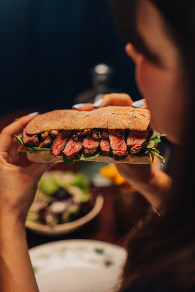Steak sarnie